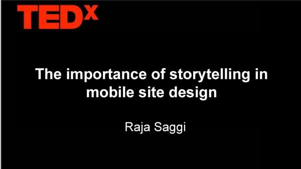 The importance of storytelling in mobile site design - Page 1